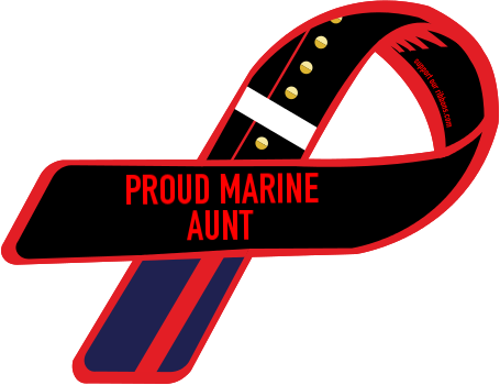 Proud Aunt Of A Marine (455x350)