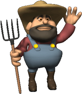 A Farmer - Farmer Animation (400x400)