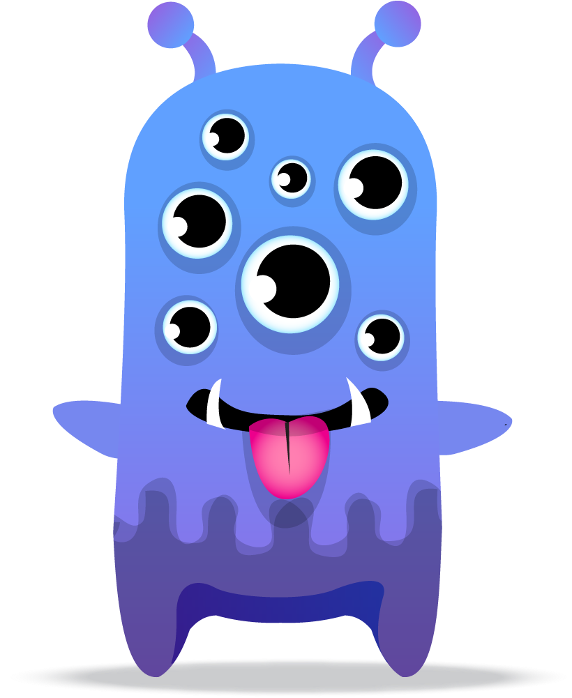 Cards - Class Dojo Avatars Blue (830x1000)