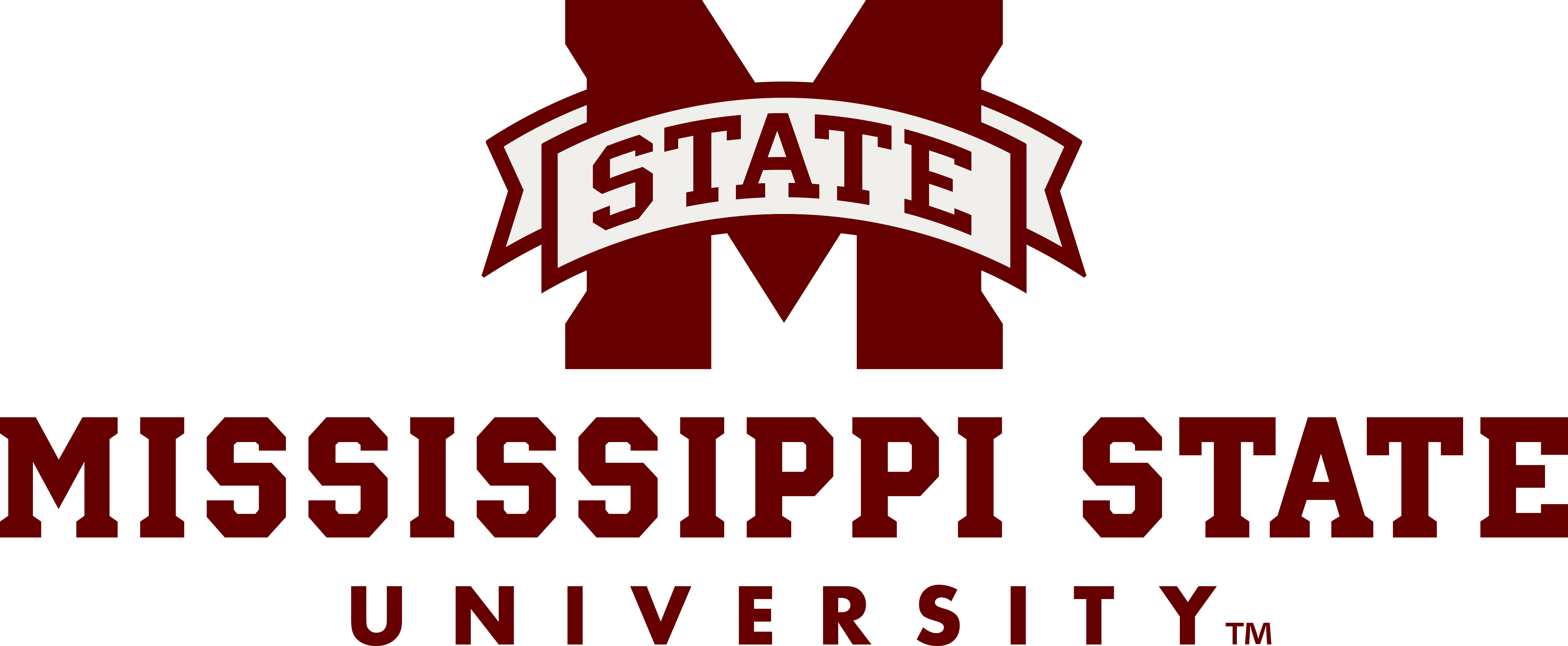 Png - Mississippi State University Logo (6000x2472)