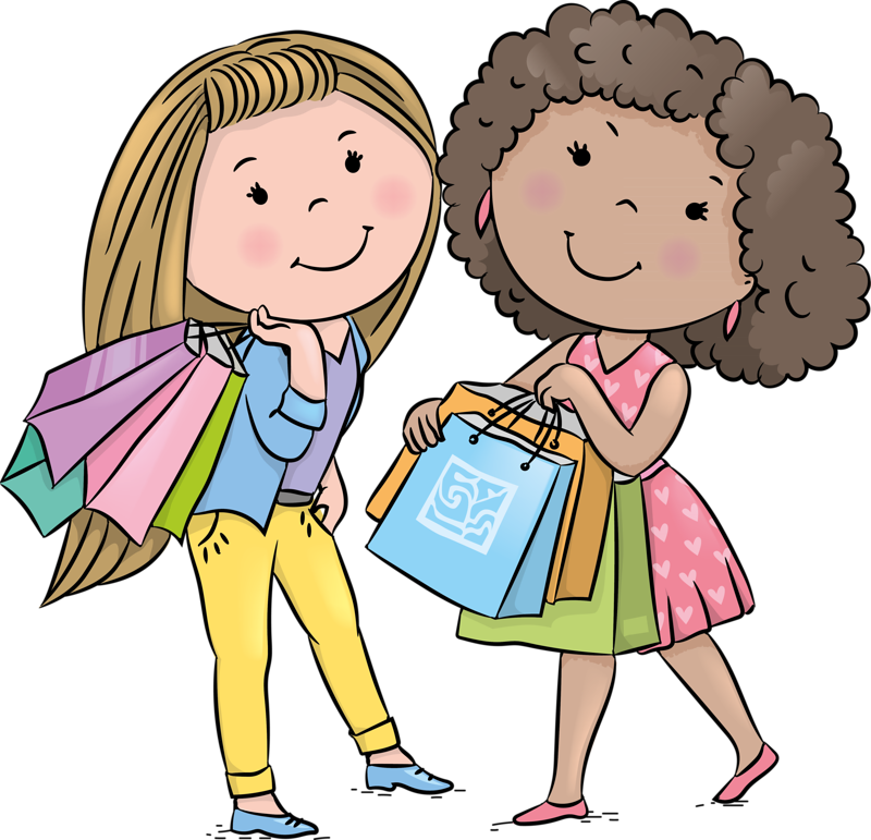 They go shopping days go. Шоппинг дети для детей. Дети шоппинг рисунок. Шоппинг клипарт. Шоппинг мультяшные.