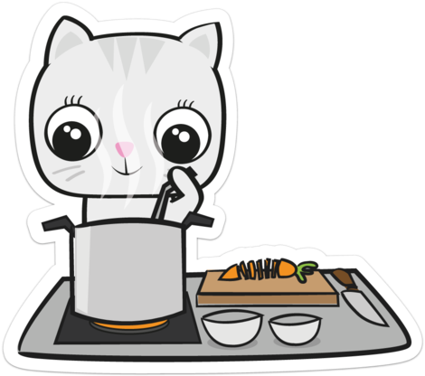 Did A Quick Run For The Supermarket To Grab A Tray - Cartoon (520x520)