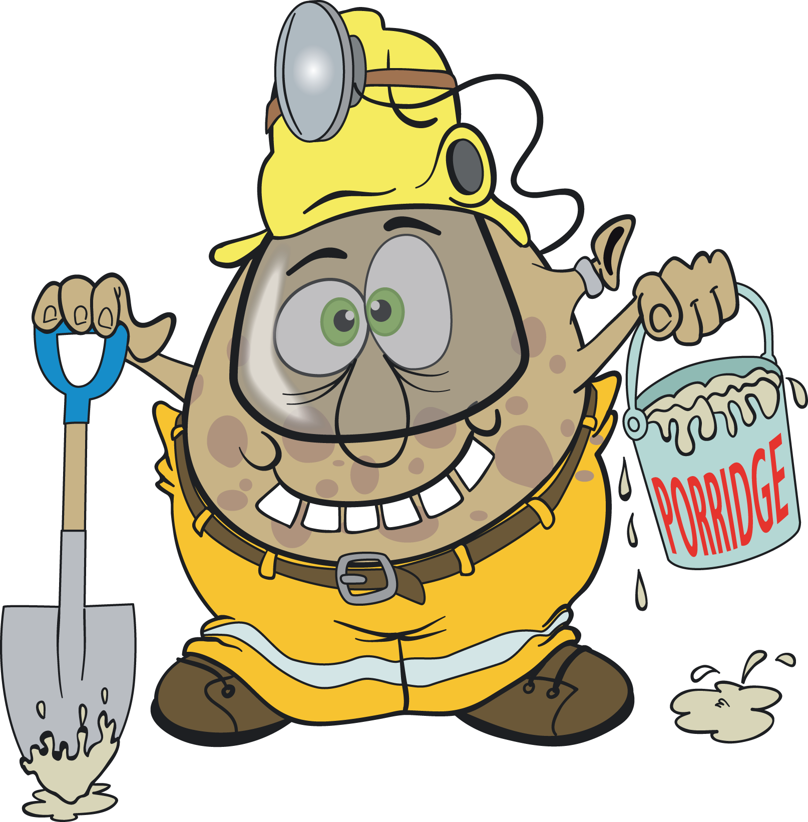 Haggis Miner - Haggis Running The Hills (1614x1642)
