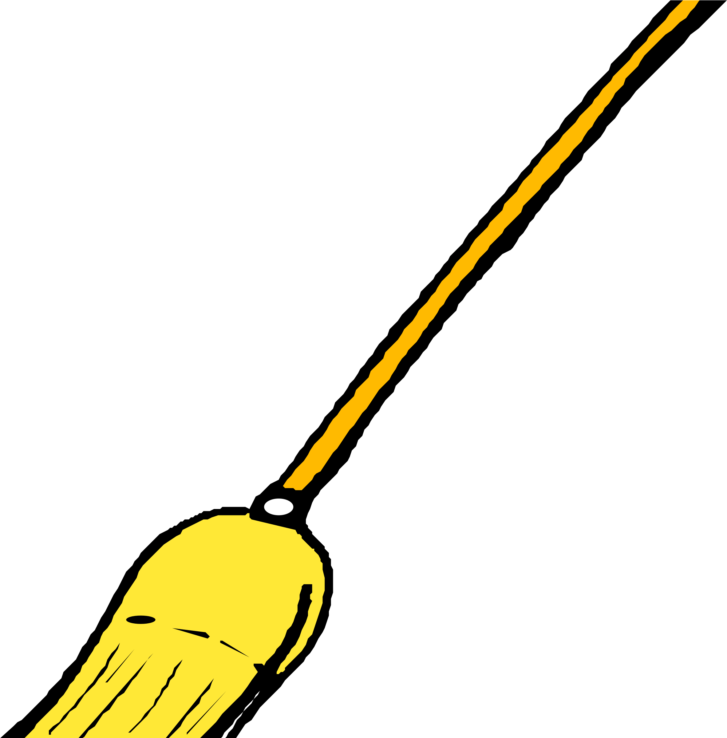 Big Image - Broom Clip Art (2902x2400)