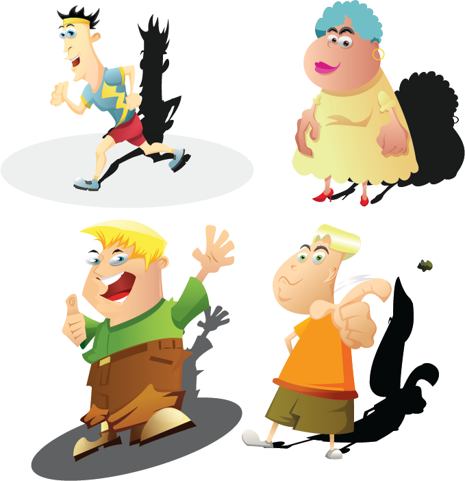 Whimsical Vector Cartoon - Cartoon (679x702)