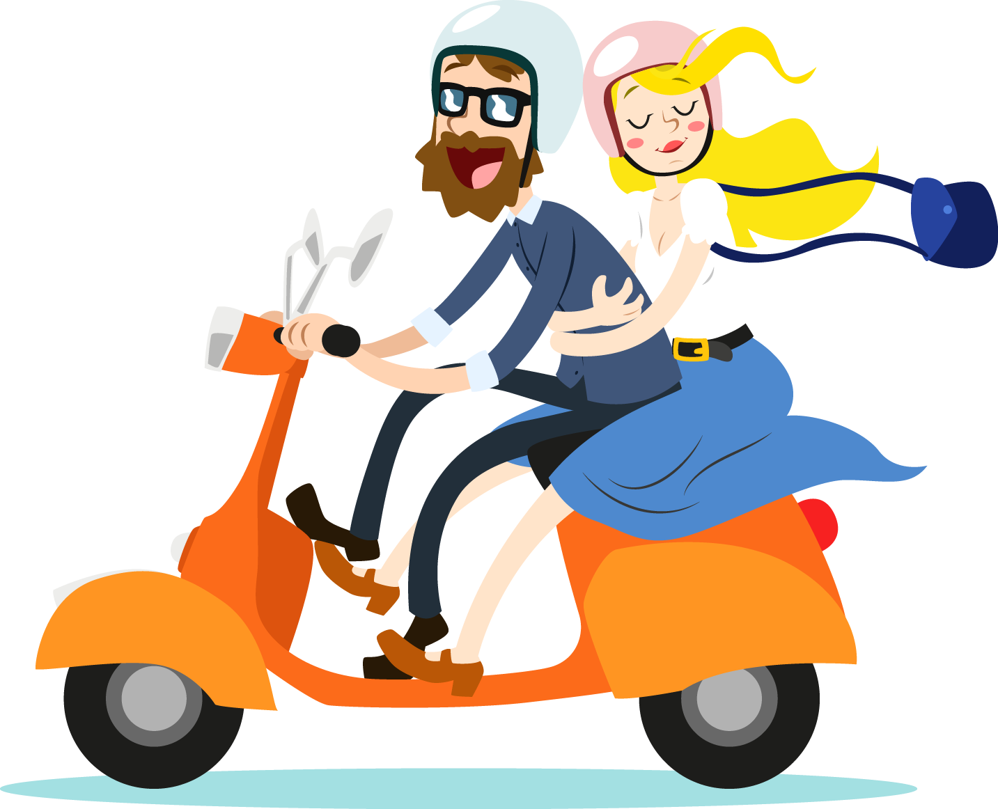 Rent A Scooter In Yakushima - รถ มอ ไซ ค์ การ์ตูน (1600x1298)