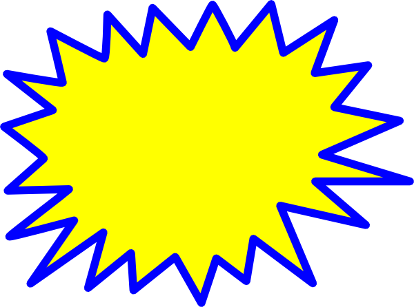 Explosions Clipart Svg - Starburst Clipart (600x446)