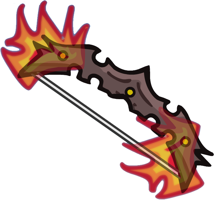 Crypt Bow Of Fire - Helmet Heroes Weapons Archer (750x700)