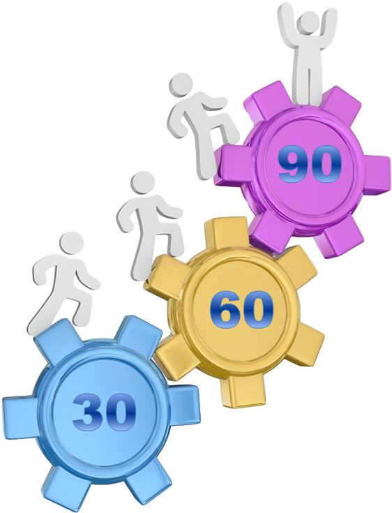 30 60 90 Plan Clip Art - 30 60 90 Goal (768x768)