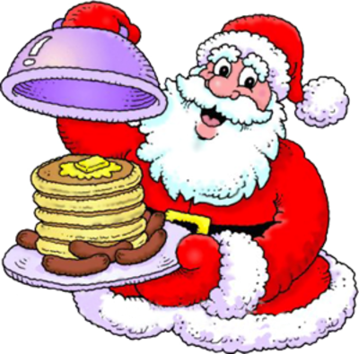 Santa Breakfast Clipart (450x450)