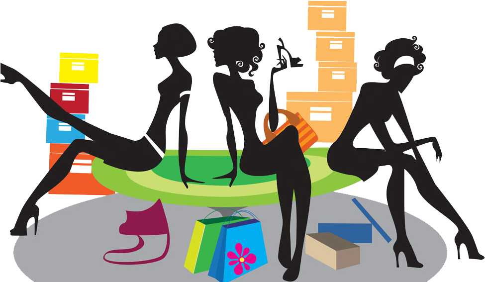 Beauty Cartoon Silhouette Illustration - Beauty Cartoon Silhouette Illustration (1000x646)