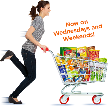 People Shopping Png Shop For Groceries, Homeware, Fashion, - Big Bazaar Shopping Trolley (377x371)