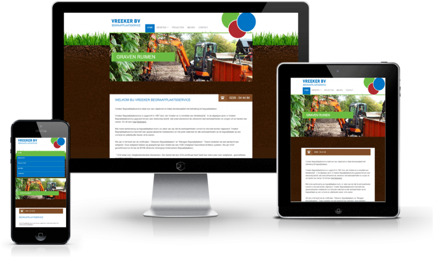 Beter Vindbare Website Voor Vreeker Begraafplaatsservice - Web Page (1140x605)