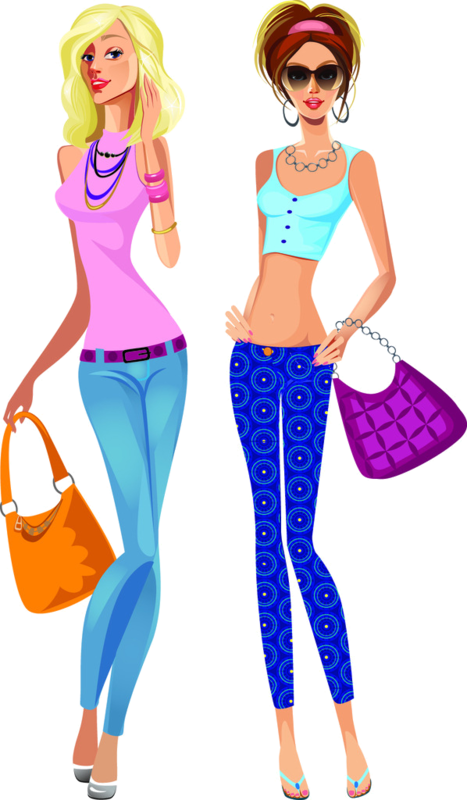 Girl Fashion Drawing Illustration - Girl Fashion Drawing Illustration (467x800)