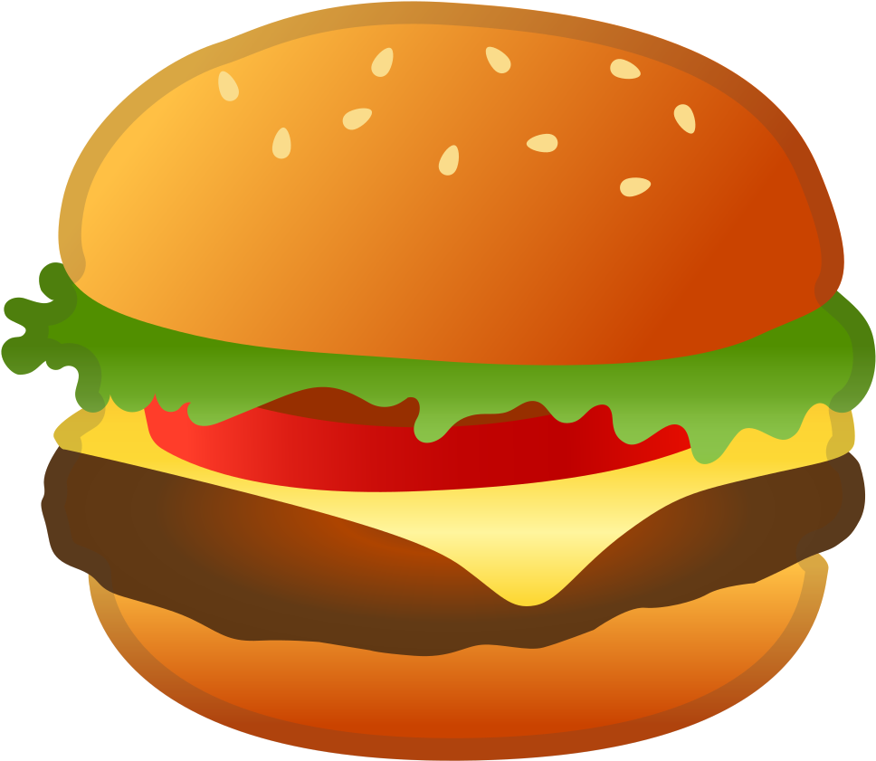 Hamburger Icon - Burger Emoji (1024x1024)