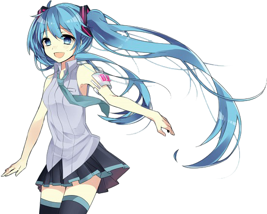 Net » Clip Art » - Hatsune Miku (600x440)