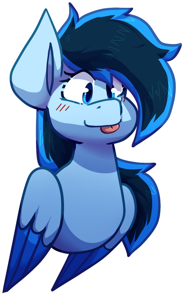 Crownedspade, Bust, Female, Mare, Oc, Oc - Cartoon (994x1406)