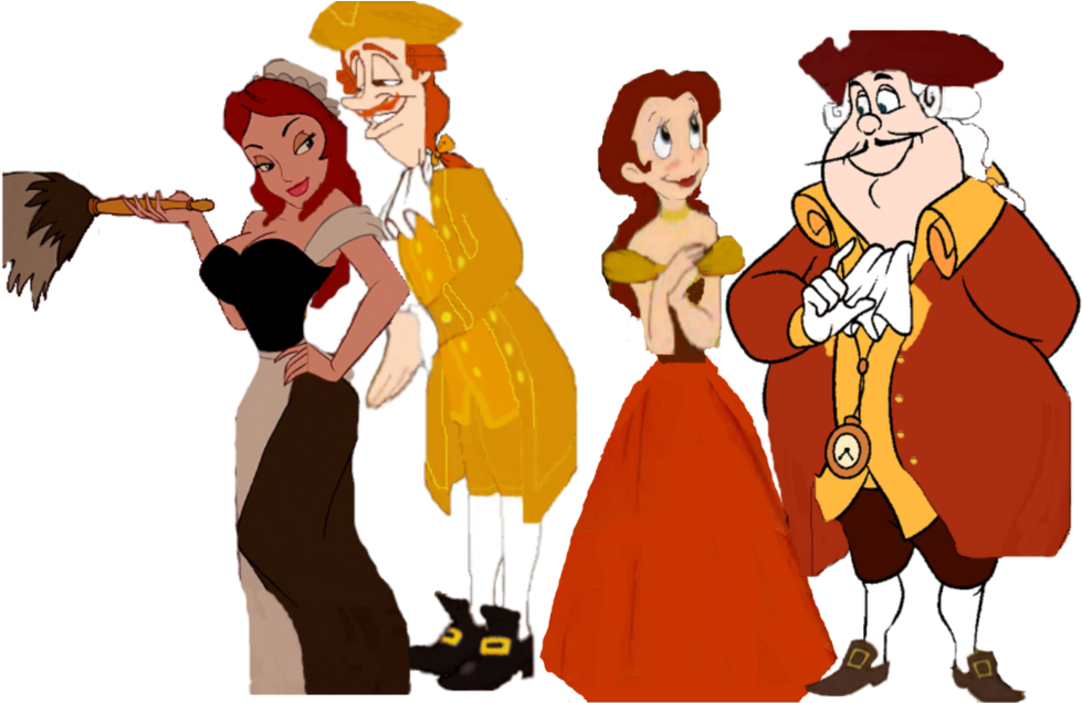 Jeffersonfan99 6 0 Lumiere And Cogsworth With Their - Cogsworth (1024x635)