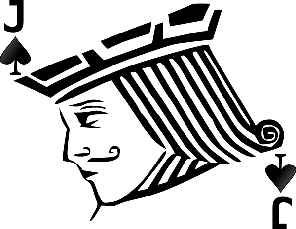 Jack Card 2 Clip Art At Clker Com Vector Clip Art Online - Jack Of Hearts Card (600x465)