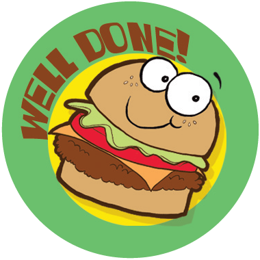 Stinky Scratch N Sniff Stickers Hamburger - Scratch N Sniff (380x380)