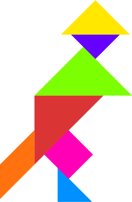 Similar Clip Art - Clipart Tangram (523x800)