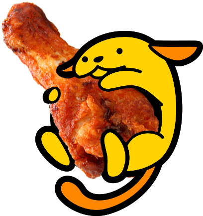 Buffalo Wapuu - Chicken Wing (468x473)