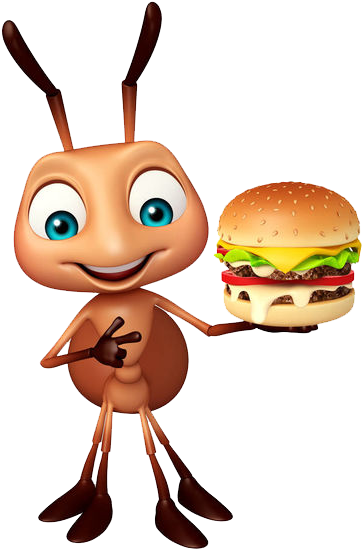 Hamburger The Ants Illustration - Hamburger The Ants Illustration (420x600)