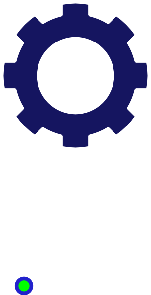 Imagination Movers Gears - Gear Silhouette Vector (306x597)