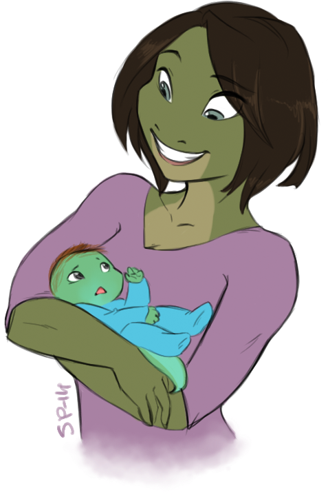 Hi There Lil' Fella By Suzukiwee1357 - Tmnt 2012 Mona Lisa By Suzukiwee1357 (487x742)