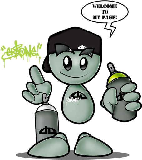 Deviantart Graffiti Artist By Ekaone1 - Kartun Deviantart (491x600)