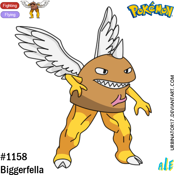 Urbinator17 7 0 Biggerfella By Urbinator17 - Pokemon (600x600)