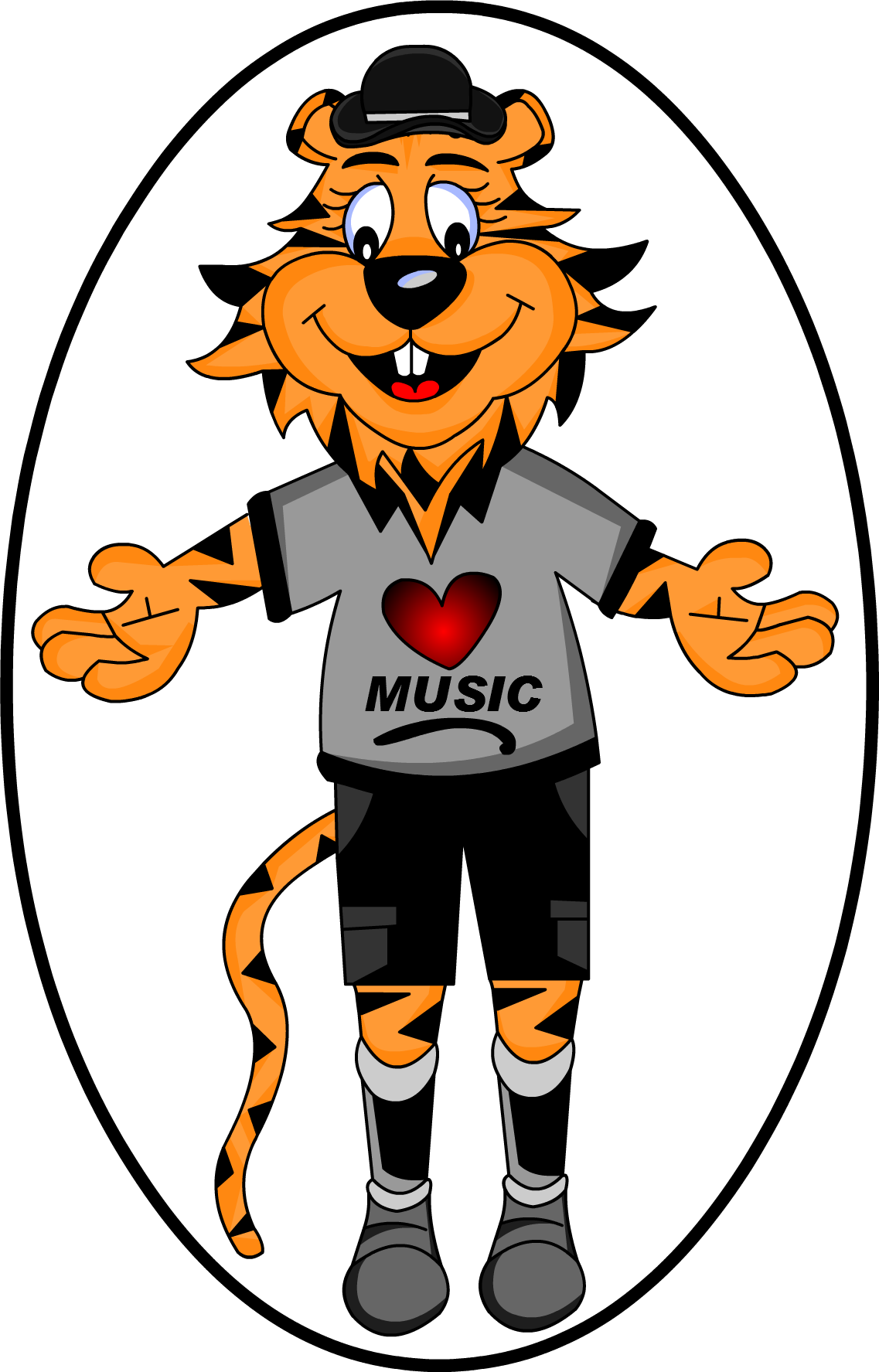 Tiger Mascot - Tiger Mascot (1137x1775)