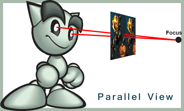 Fella Demonstrating Parallel Viewing - Deviantart Fella (600x362)