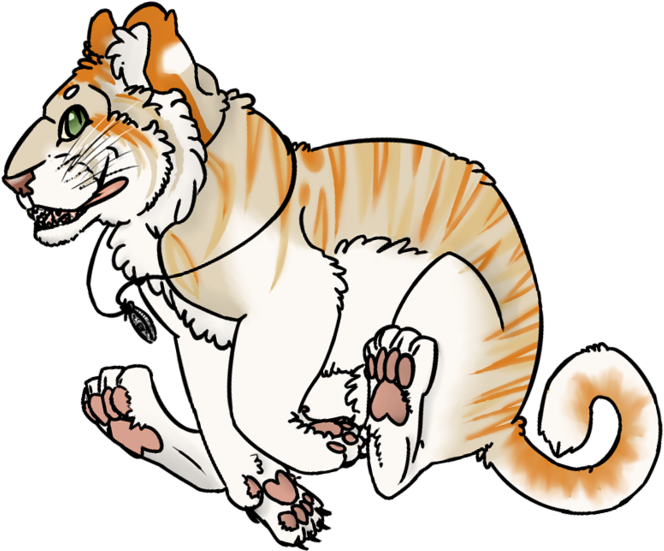 Golden Tabby Tiger By Giompme - Tiger (900x641)