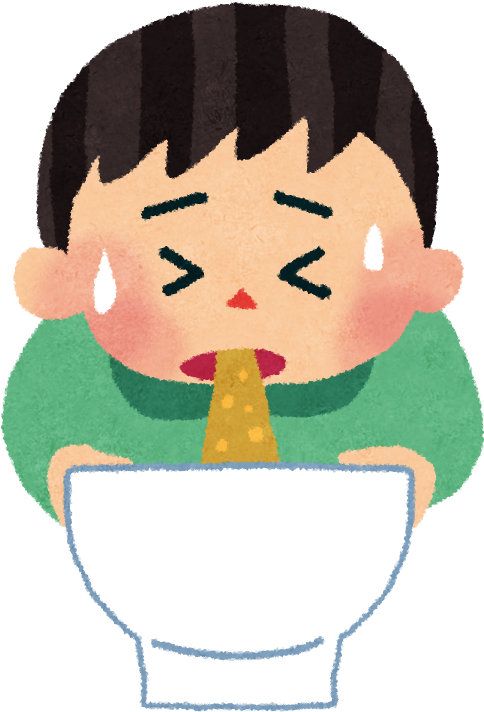 Vomiting Chinese Medicine Chris Eddy - 嘔吐 イラスト (522x736)