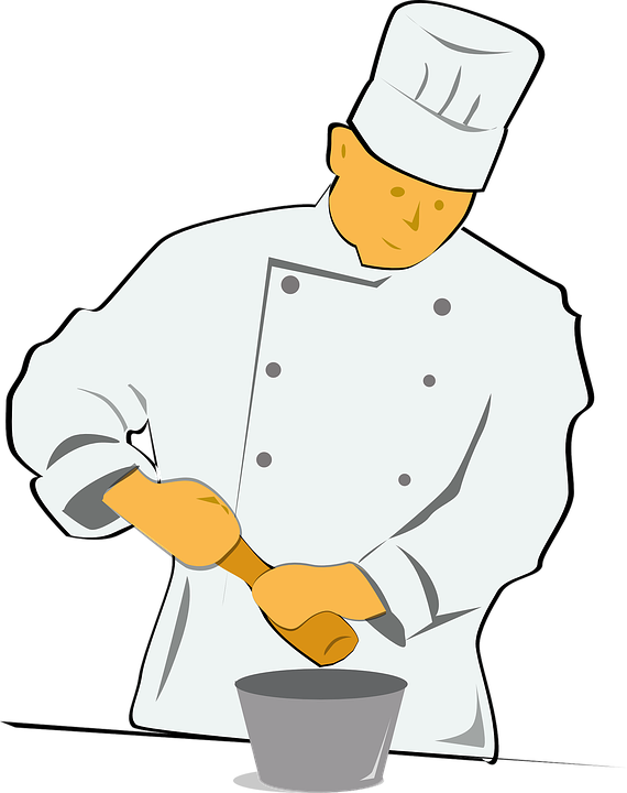 Male Cook Cliparts 4, Buy Clip Art - Chef Png (570x720)