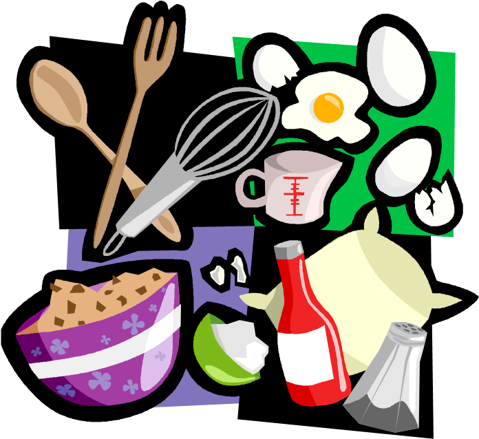 Family Book Bag - Food Tech Clip Art (700x654)