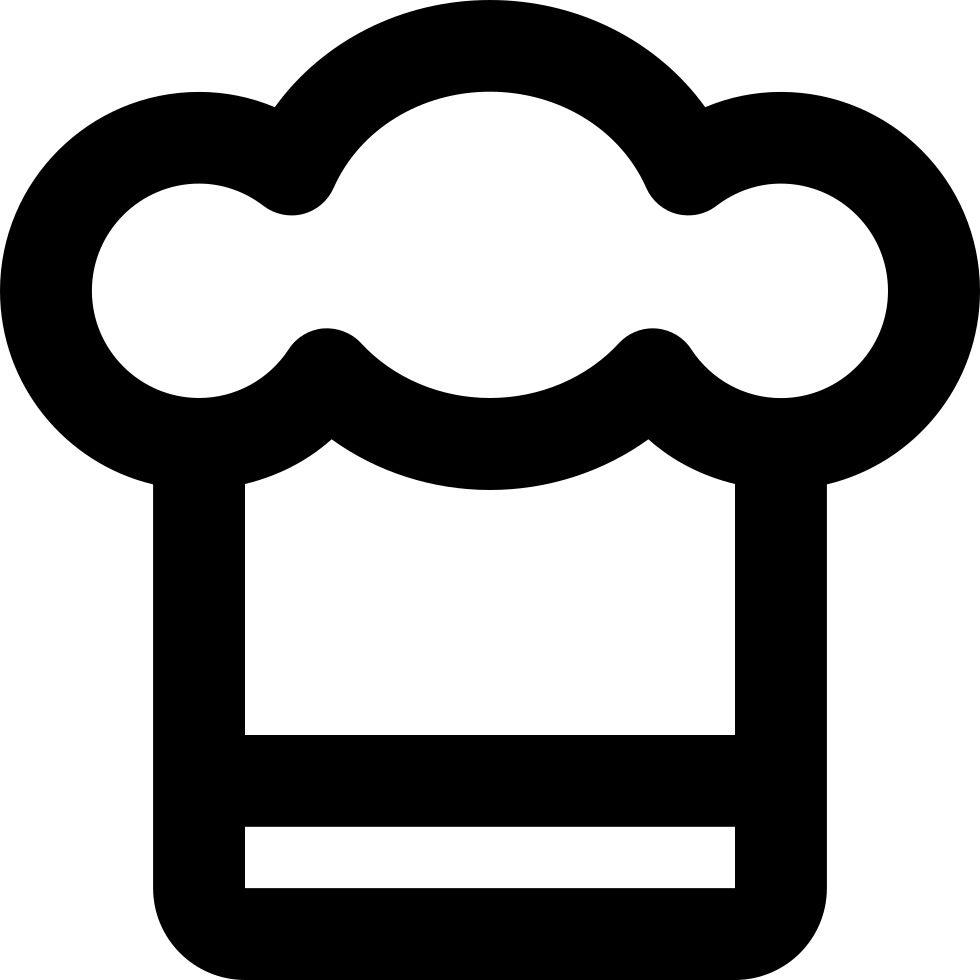 Chef Or Cooker Hat Tool For Cooking Svg Png Icon Free - Icono Cocinar (980x980)
