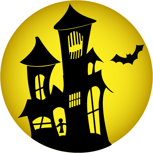 Scary House Icon, Png Clipart Image - Haunted House Icon (512x512)