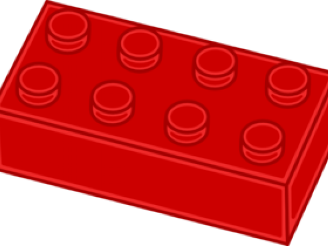 Lego Clipart Red Lego - Red Block Clipart (640x480)