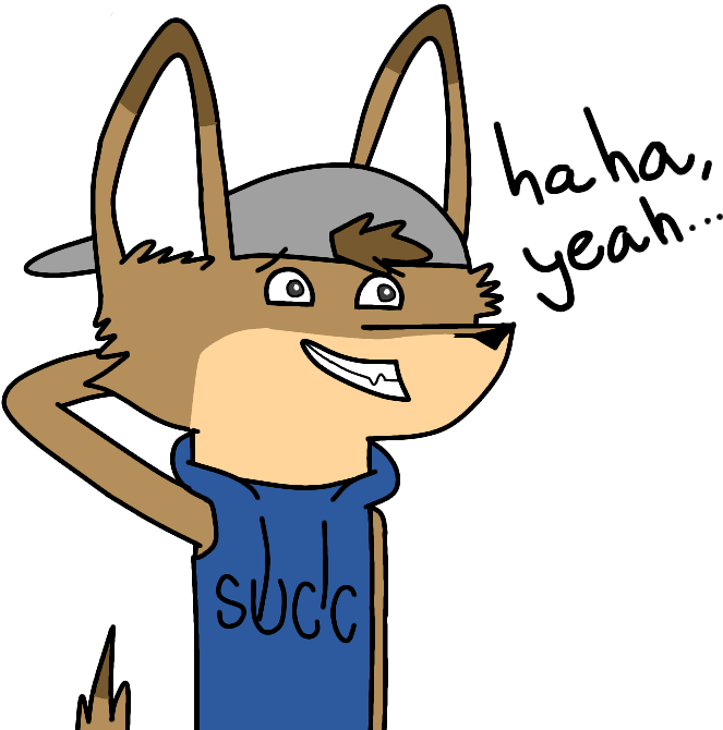 Haha, Yeah By Trendyfox - Cartoon (768x768)