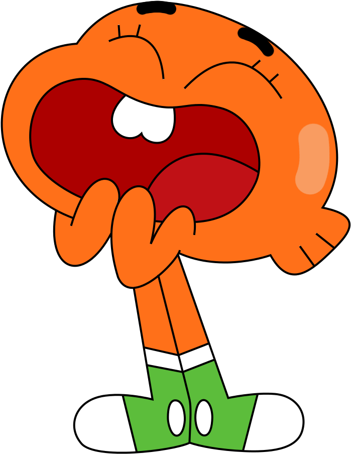 Haha By Bornreprehensible Haha By Bornreprehensible - Amazing World Of Gumball Darwin Face (826x1000)