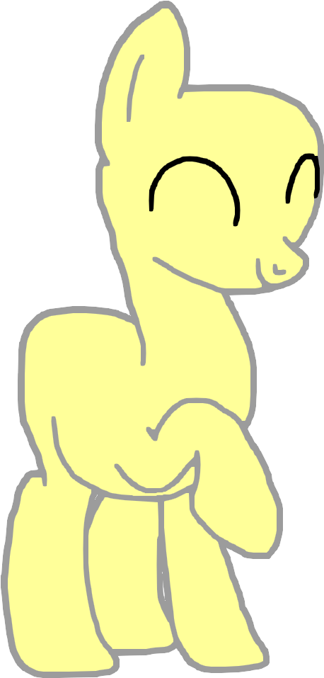 Mlp Base - Cartoon (1000x1000)
