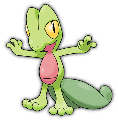 Pokémon Lagarto Da Floresta - Pokemon Treecko (400x480)