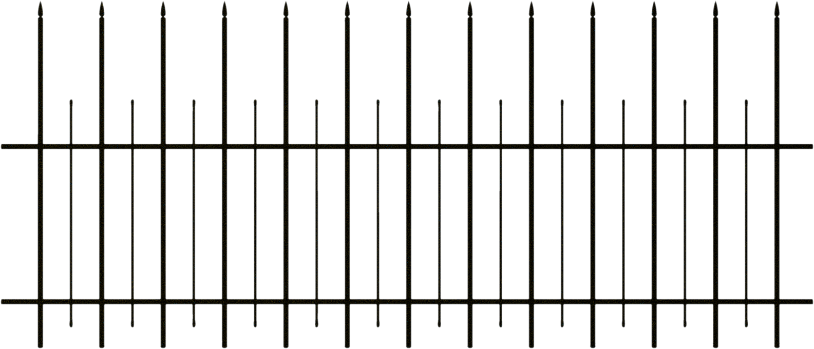 Spooky Fence Clipart W58vff Clipart - Spooky Fence Clipart (1585x680)