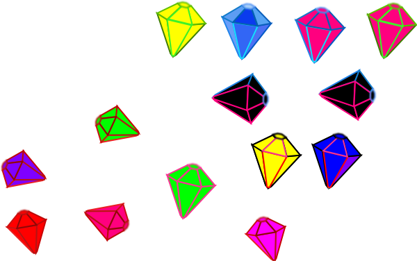 Gem Clip Art - Gems Clipart (600x376)