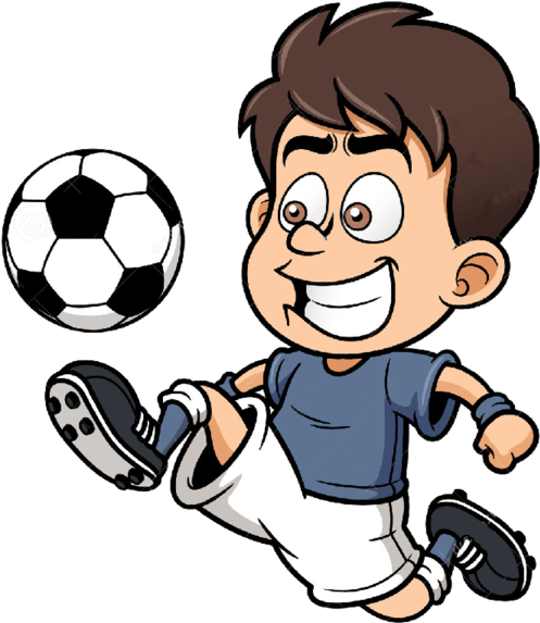 64d3ebb5 - Cartoon Soccer Player (600x593)