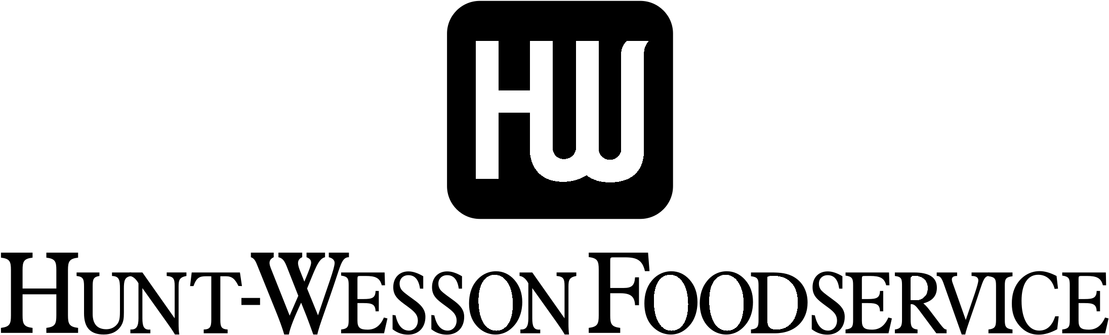 Hunt Wesson Foodservice Logo Black And White - Hunt's (2400x2400)