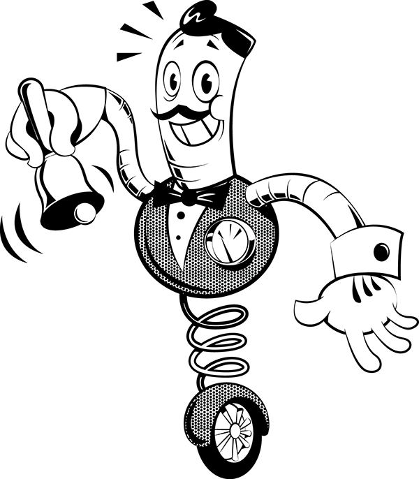 Robot Butler Cartoon (600x686)
