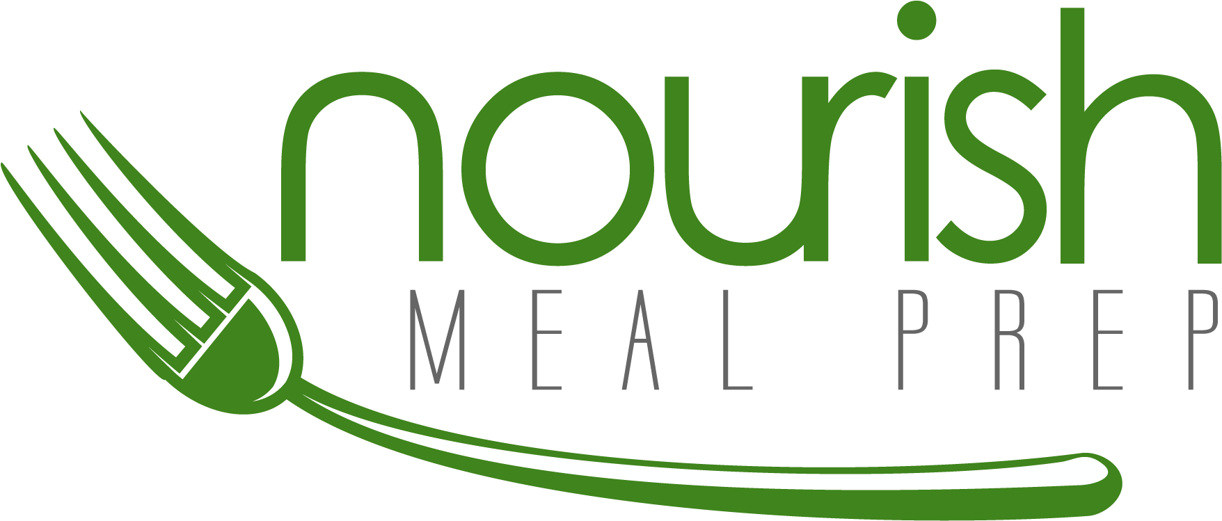 Nourish Meal Prep - Meal Prep Business Logo (1819x810)